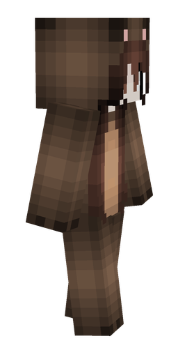 Brown skin: body, right side render