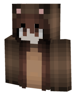 Brown skin: bust render