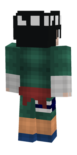 Black skin: body, back render