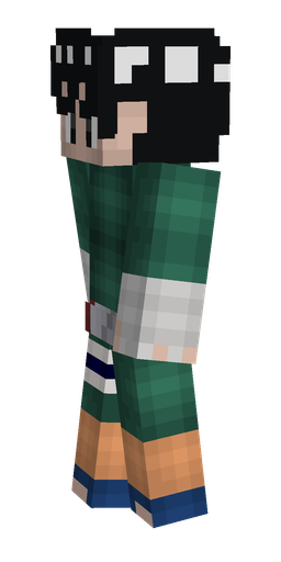 Black skin: body, left side render