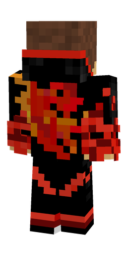 Black skin: body, back render