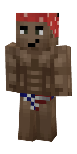Brown skin: body, front render