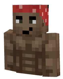 Brown skin: bust render