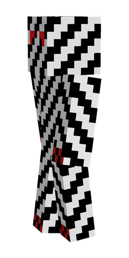 Black skin: body, left side render