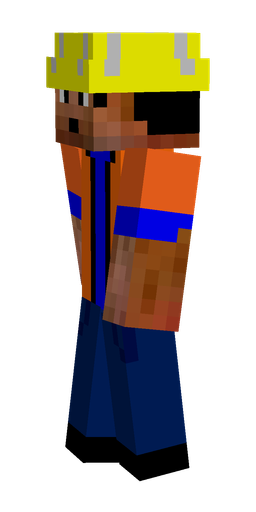 Black skin: body, left side render