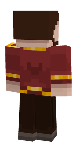 Black skin: body, back render