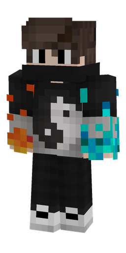 Black skin: body, front render