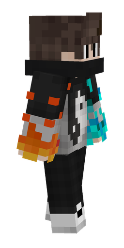 Black skin: body, right side render