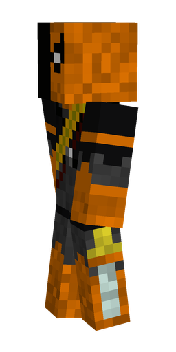 Black skin: body, left side render