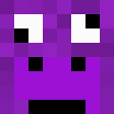 Purple skin: face render
