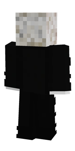 Black skin: body, back render