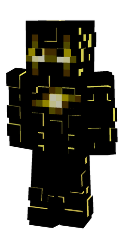 Black skin: body, front render
