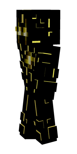 Black skin: body, left side render
