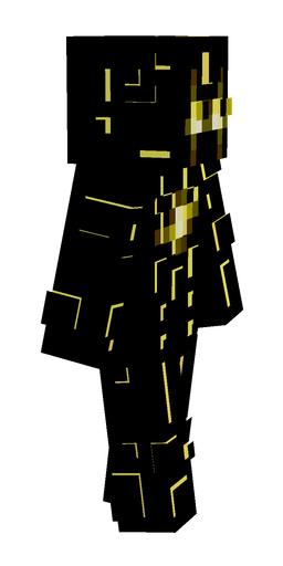Black skin: body, right side render