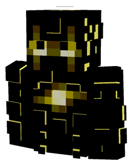 Black skin: bust render