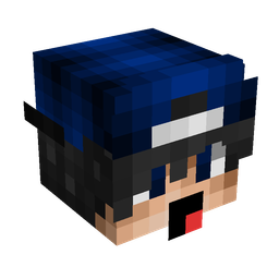 Black skin: head render