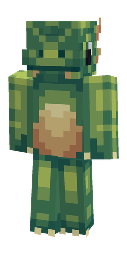 Blue skin: body, front render