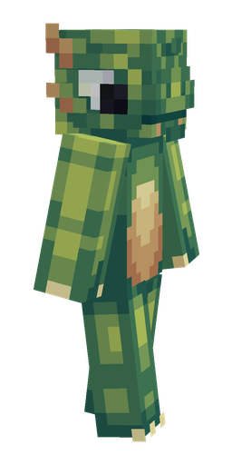 Blue skin: body, right side render