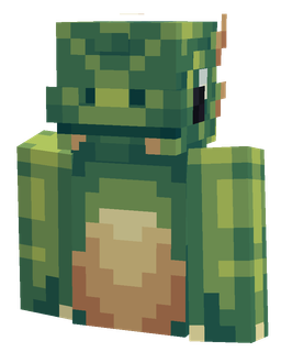 Blue skin: bust render