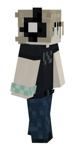 Black skin: body, right side render