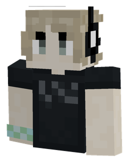 Black skin: bust render