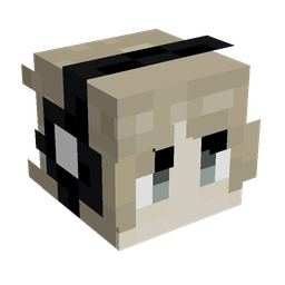 Black skin: head render
