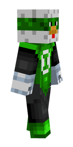 Black skin: body, right side render
