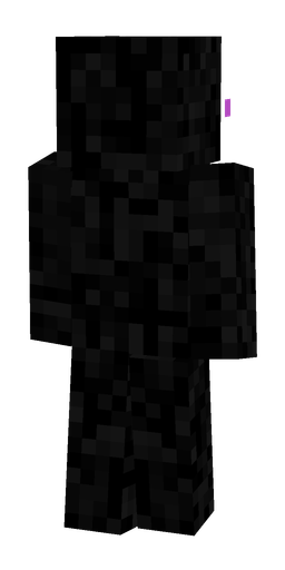 Black skin: body, back render