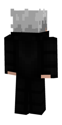 Black skin: body, back render