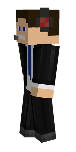 Black skin: body, left side render