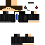 Black skin: raw texture render