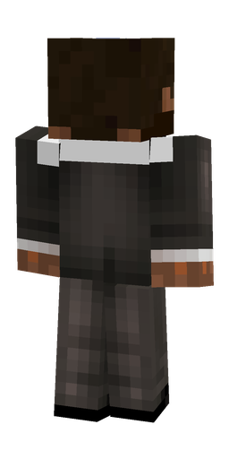 Black skin: body, back render