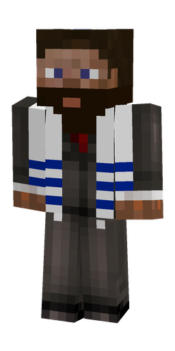 Black skin: body, front render