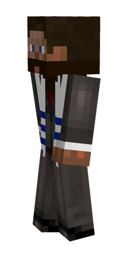 Black skin: body, left side render