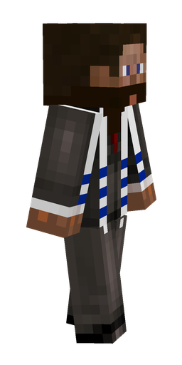 Black skin: body, right side render