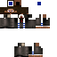 Black skin: raw texture render