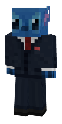 Blue skin: body, front render