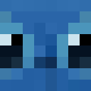 Blue skin: face render