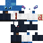 Blue skin: raw texture render