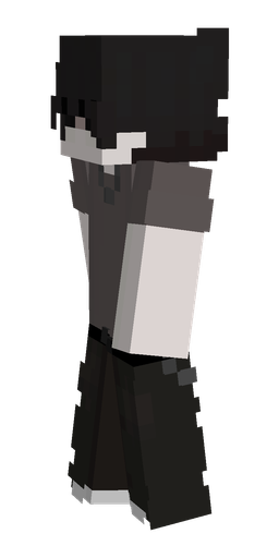 Black skin: body, left side render