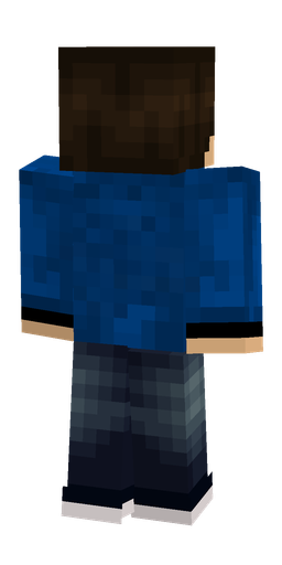 Black skin: body, back render