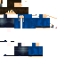 Black skin: raw texture render