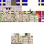Classic skin: raw texture render
