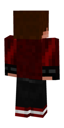 Black skin: body, back render