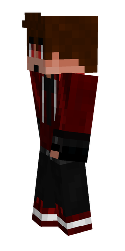 Black skin: body, left side render
