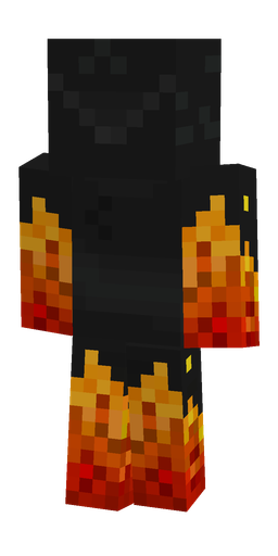 Black skin: body, back render