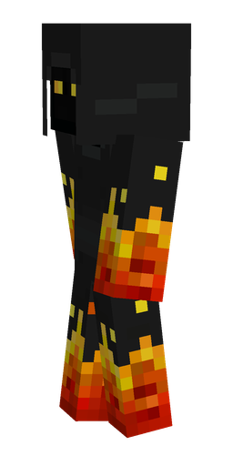 Black skin: body, left side render
