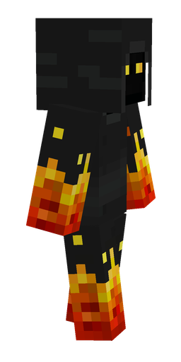 Black skin: body, right side render