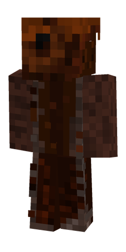 Black skin: body, back render