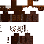 Black skin: raw texture render